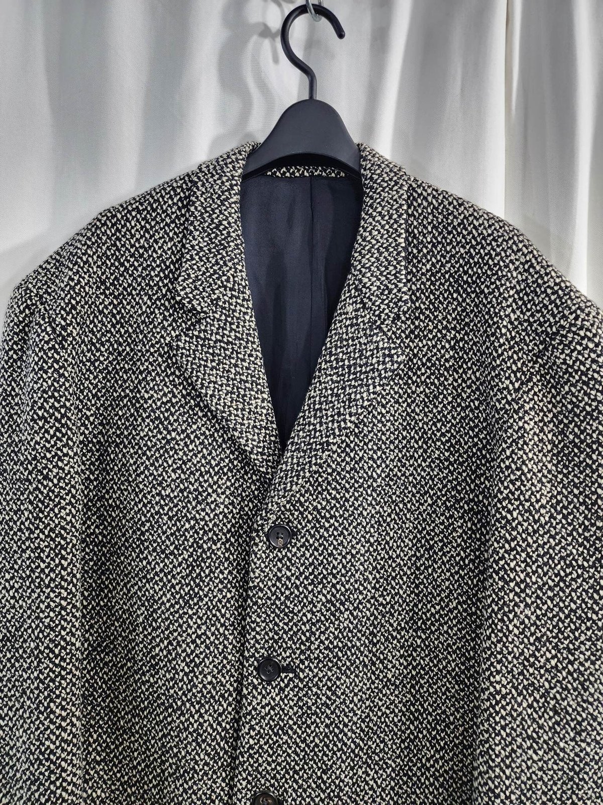 Yohji Yamamoto 2016 ウール ツイード ケープ ジャケット 1990aw yohji yamamoto pour homme ツイード5釦 ジャケット (