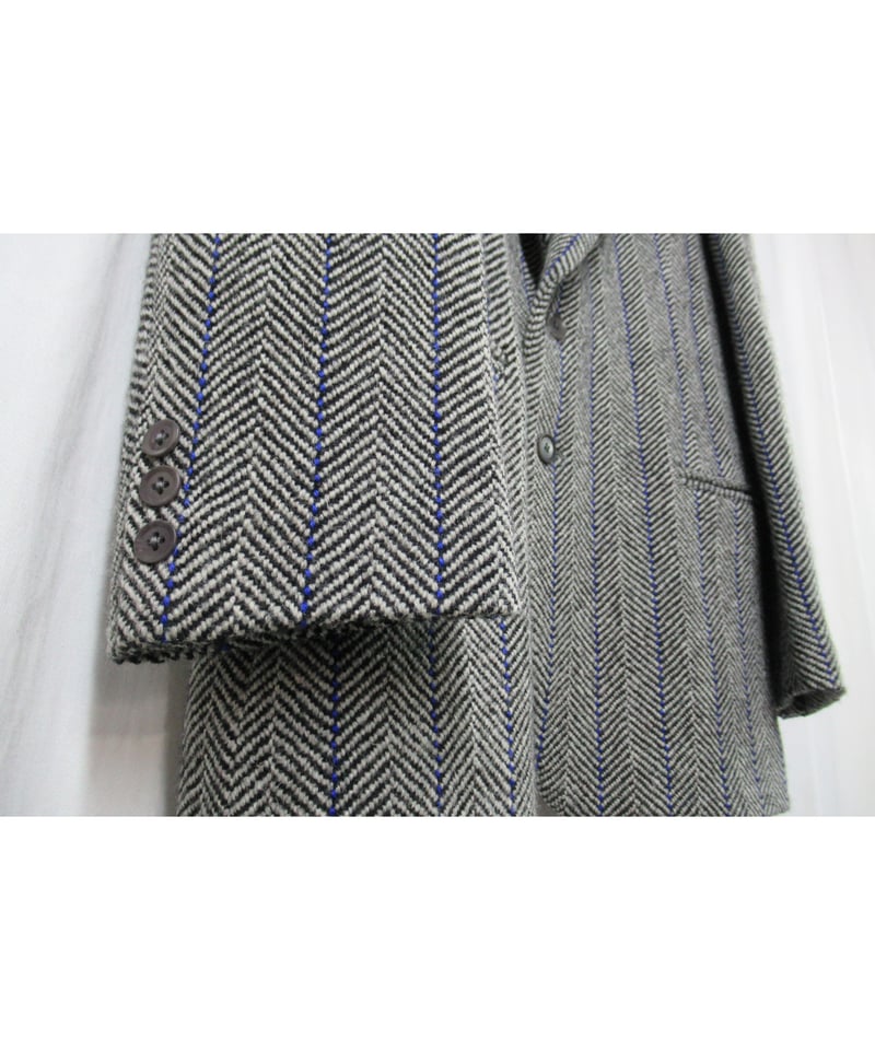 01aw yohji yamamoto pour homme ギャングスター 襟デザイン ツイ...