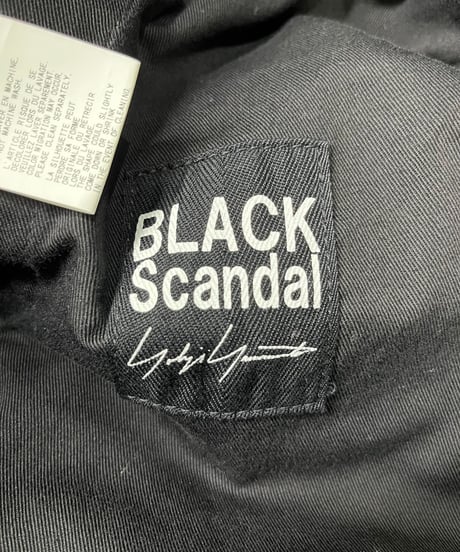 2021AW BLACK Scandal yohji yamamoto コットンパンツ（HX-P76-043）