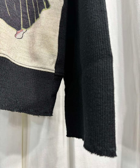 2021AW yohji yamamoto pour homme 鹿鳴館 ハイネックカットソー（HX-T80-992）