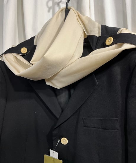 2010AW yohji yamamoto pour homme ストール付きデザインジャケット（HC-J38-201）