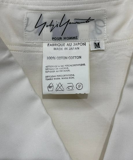 難あり 1995SS yohji yamamoto pour homme vintage ブラウス（HB-B52-094）
