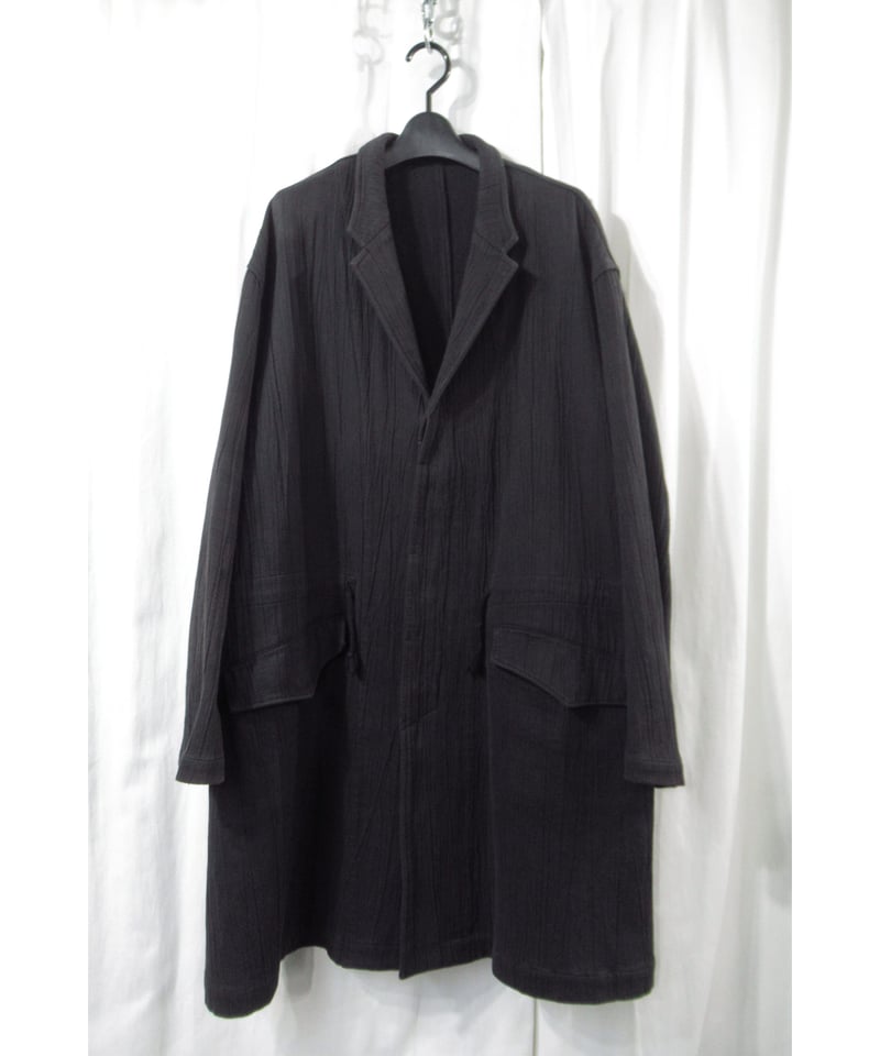Yohji yamamoto regulation シワ加工　コート Yohji Yamamoto POUR HOMME シワギャバフードコート - Ka na ta