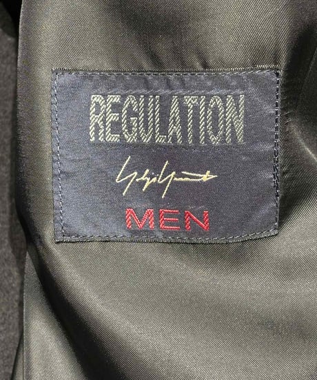 2019AW REGULATION yohji yamamoto MEN フード カシミヤ混ウールロングコート（HC-C03-141）