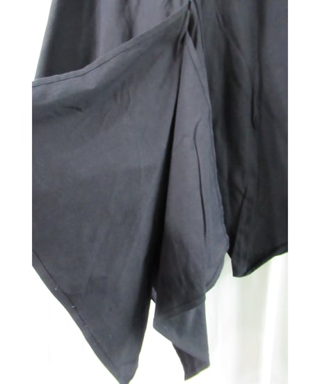 80's GOTHIC YOHJI YAMAMOTO アシメトリーデザインフレアスカート 1010