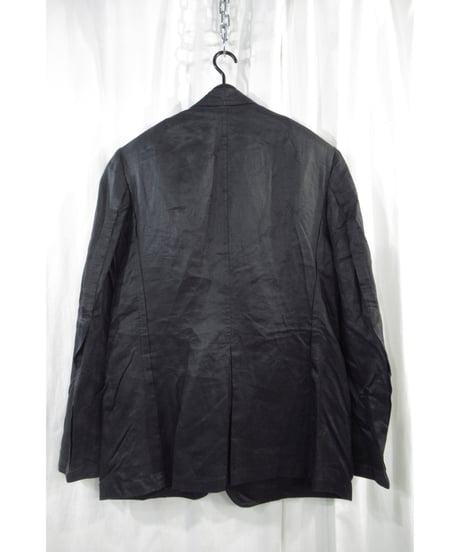 yohji yamamoto pour homme フラップポケットデザイン 麻ジャケット（HZ-J34-349）