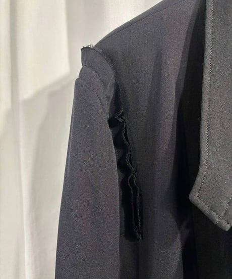 2018AW yohji yamamoto POUR HOMME デザインロングジャケット（HV-J49-100）
