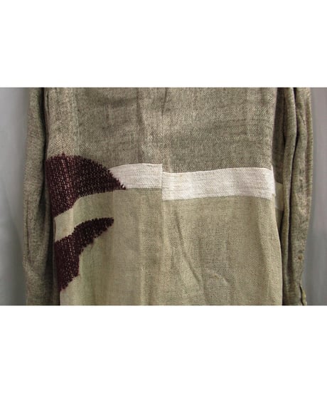レア 94ss yohji yamamoto pour homme vintage SAMPLE 素材切替えデザインジャケット（J08-909-1M）