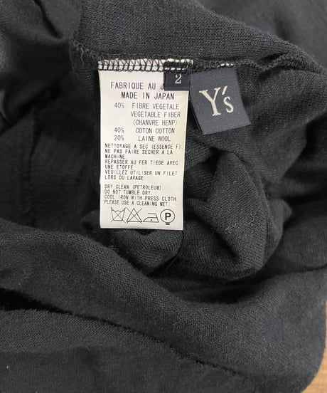 Y's yohji yamamoto ノースリーブワンピース（YX-T52-528）