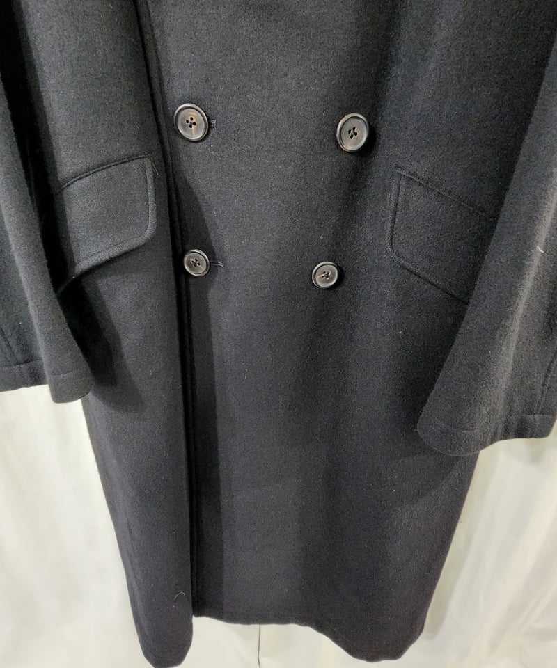 Y's for men ヨウジヤマモト 黒 ミリタリーダブルロングコート Y's for men ヨウジヤマモト 黒 ミリタリーダブルロングコート
