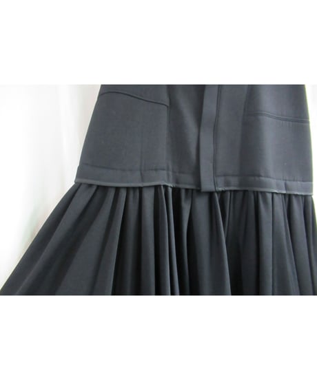 18aw yohji yamamoto femme コルセット デザインワンピース FV-D10-804