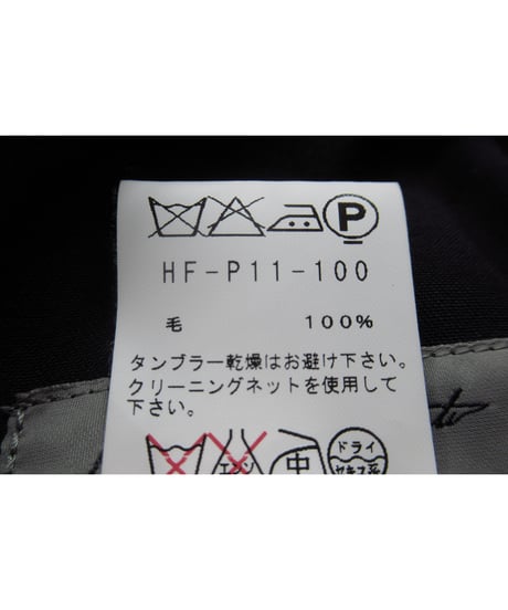 14aw yohji yamamoto pour homme GOTHICチャーム付き テーパードパンツ（HF-P11-100）