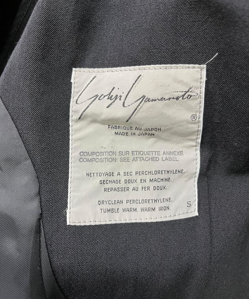 1980's yohji yamamoto femme vintage レザー切り替えジャケッ