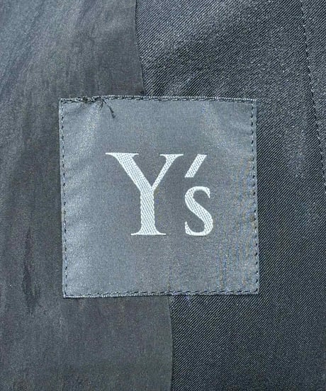 Y's yohji yamamoto 1ボタンロングジャケット（YU-J12-103）