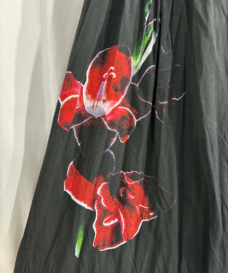 S'YTE yohji yamamoto 花柄レーヨンスカート（UY-S02-201）