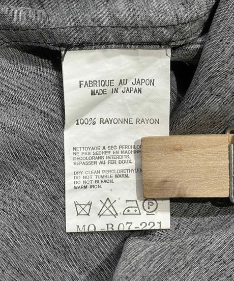 Y's for men yohji yamamoto レ－ヨンブラウス（MQ-B07-221）