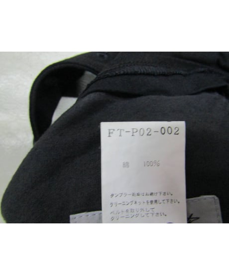 07ss yohji yamamoto femme デザインコットンパンツ FT-P02-002