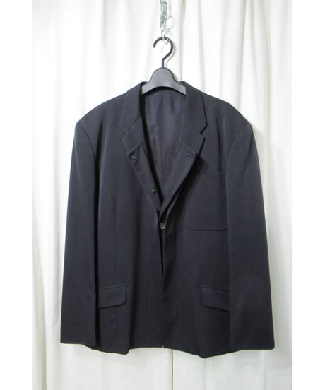 1995aw yohji yamamoto pour homme vintage 鹿鳴館 紺 デザインジャケット（HE-J19-129）