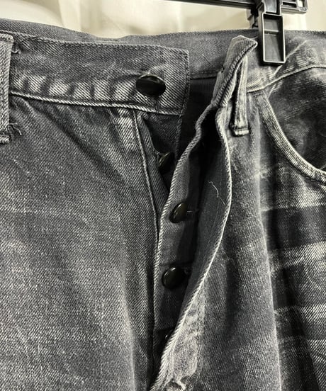 2002AW yohji yamamoto pour homme デザインデニムパンツ（HM-P43-008）