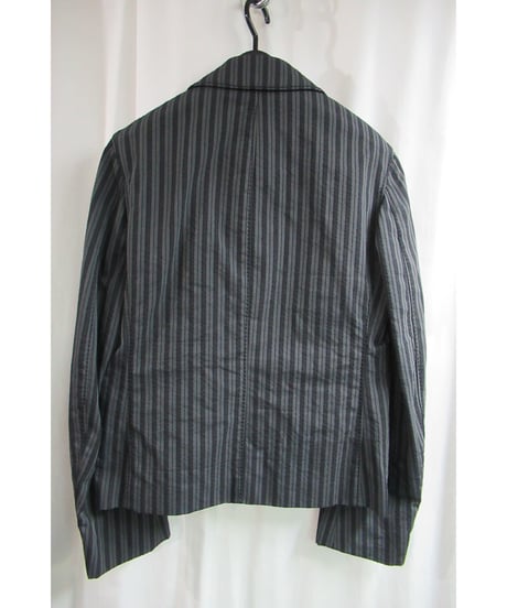 AD1999 COMME des GARCONS HOMME PLUS ストライプショートブルゾン PJ-04092M