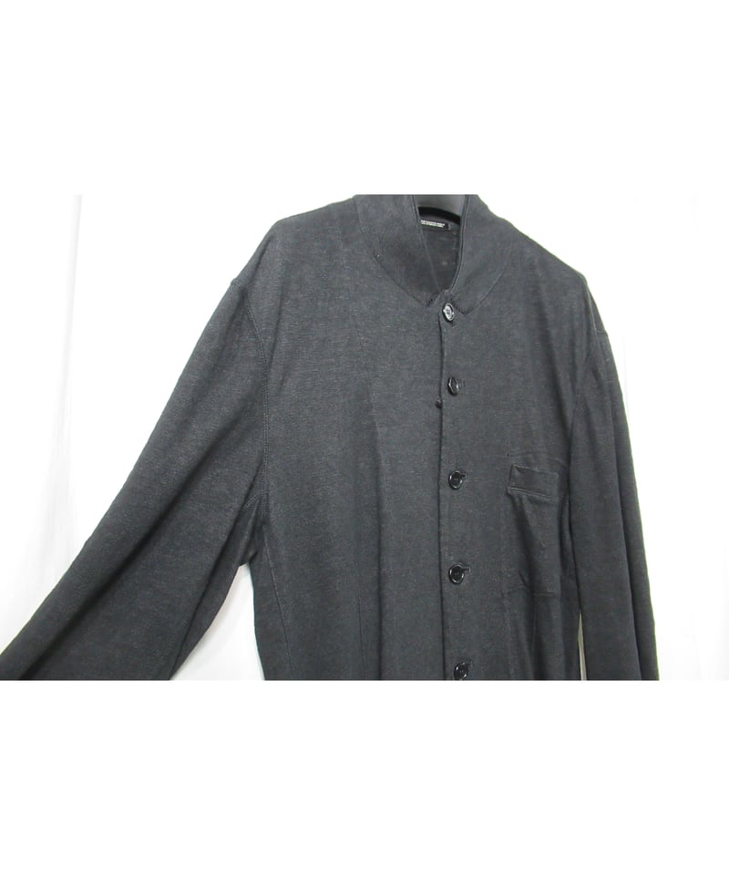 10ss yohji yamamoto pour homme 麻 スタンドカラージャケット（H