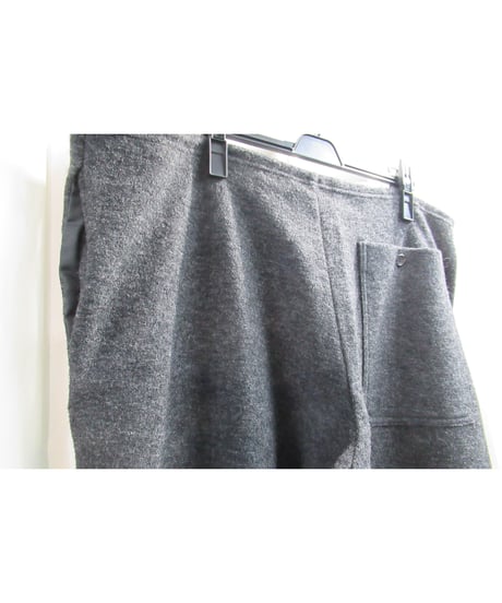 98aw yohji yamamoto pour homme vintage グレー シンプルワイドパンツ（HY-T58-980）
