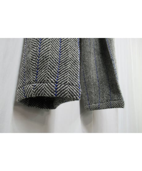 01aw yohji yamamoto pour homme ギャングスター 襟デザイン ツイードセットアップ（HV-J63-136／HV-P10-136）