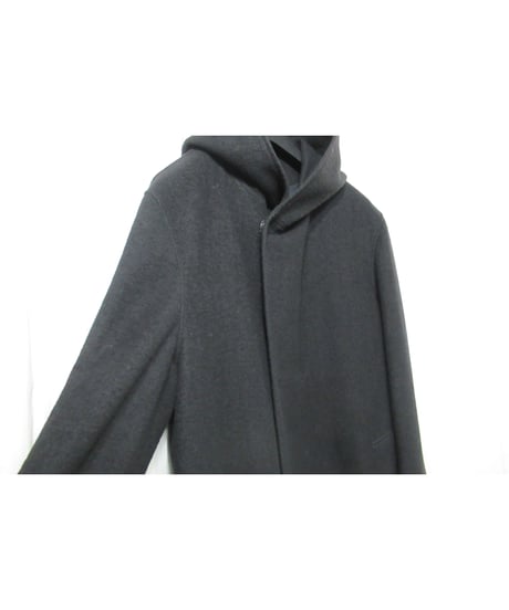 15aw yohji yamamoto pour homme フーテッドロングコート（HY-C03-135）