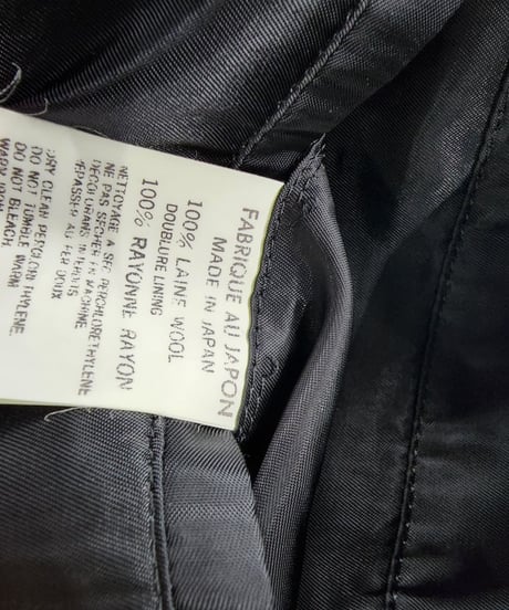 Y's for men yohji yamamoto 黒 3釦 シンプルジャケット (MC-J14-106)