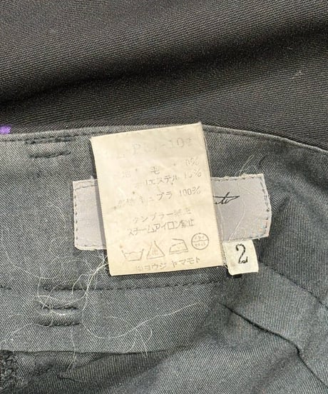 yohji yamamoto pour homme 脇テープパンツ（H-P-175xxx）