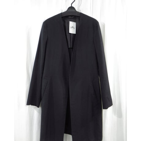 80's Yohji Yamamoto Femme 変形 ロングジャケット ヨウジヤマモト ファムYohji Yamamoto FEMME ウールギャバ