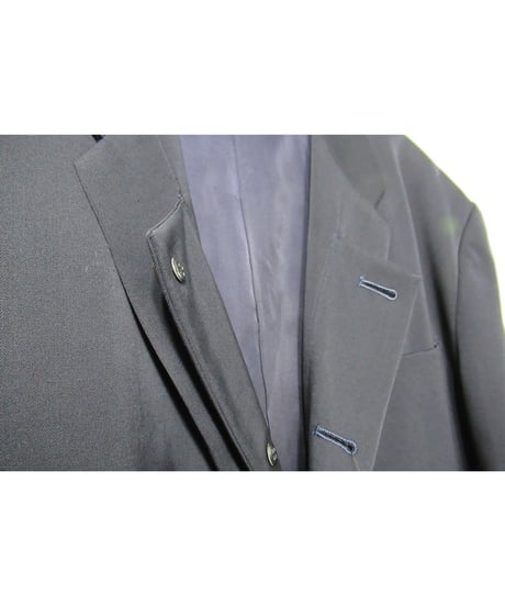1995aw yohji yamamoto pour homme vintage 鹿鳴館 紺 デザインジャケット（HE-J19-129）