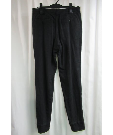 Y's for men yohji yamamoto 麻シンプルテーパードパンツ MM-P03-302