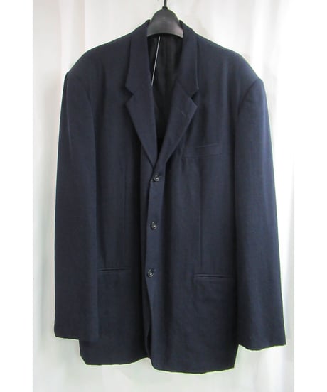 90's yohji yamamoto COSTUME D'HOMME 紺 変わりボタンセットアップ HJ-X03-128