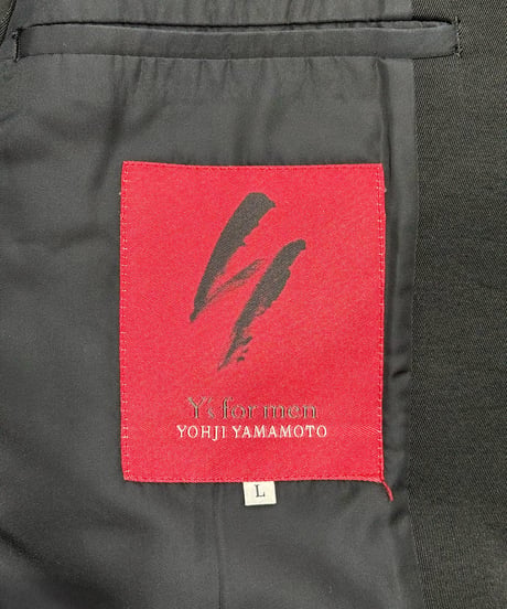 赤タグ Y's for men yohji yamamoto ３ボタンジャケット（MF-J51-603）
