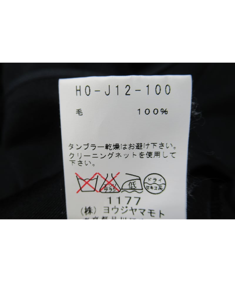 16ss yohji yamamoto pour homme 縦ラインデザインジャケット HO