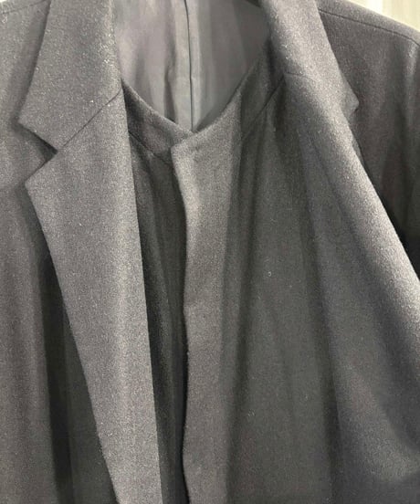 2000AW yohji yamamoto pour homme レイヤードロングコート（HT-C03-151）