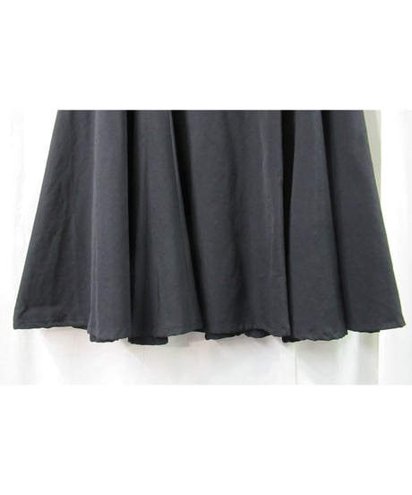 yohji yamamoto+noir ウエストデザインフレアスカート NS-1