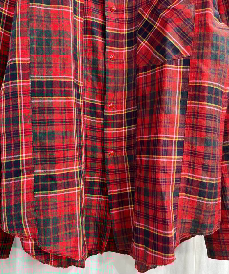 Y's for men yohji yamamoto チェックシャツ(MZ-B08-217) Y's for men yohji yamamoto チェックシャツ(MZ-B08-217)
