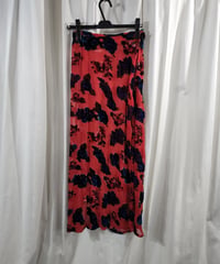1997ss yohji yamamoto femme シルク ジャガードvintage スカート (FU-S02-552)