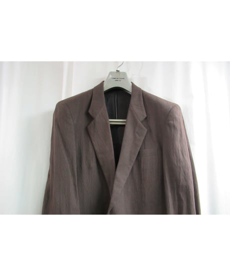 レア 新品 80’s COMME des GARCONS HOMME 製品染め シンプルセットアップ HS-02009M