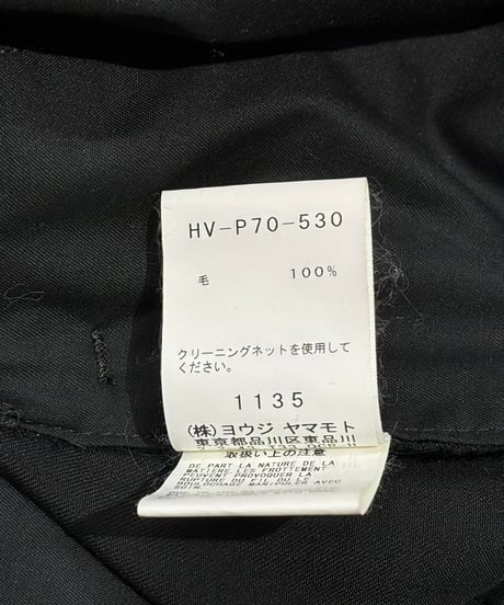 難あり BLACK Scandal yohji yamamoto 内田すずめ カラスパンツ（HV-P70-530）