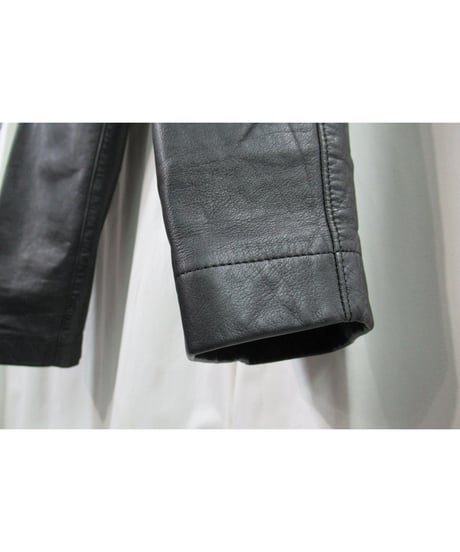 97aw yohji yamamoto pour homme vintage レザー テーパードパンツ（HI-P29-700）