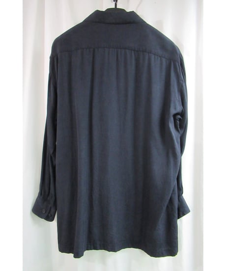 SAMPLE yohji yamamoto pour homme 開襟シンプルブラウス BT-B08-203