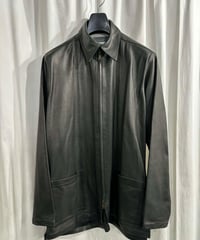yohji yamamoto pour homme レザーブラウス（HX-B61-730）