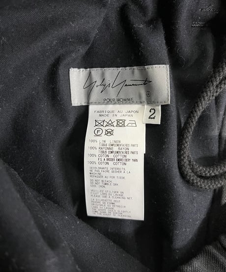 2022SS yohji yamamoto pour homme デザインサルエルパンツ（HG-P14-800）