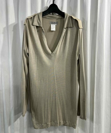 難あり 1993SS yohji yamamoto femme vintage 肩章付きカットソー（FC-T87-299）