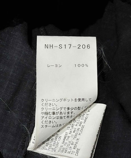 BLACK Scandal yohji yamamoto レーヨン ロングスカート（NH-S17-206）