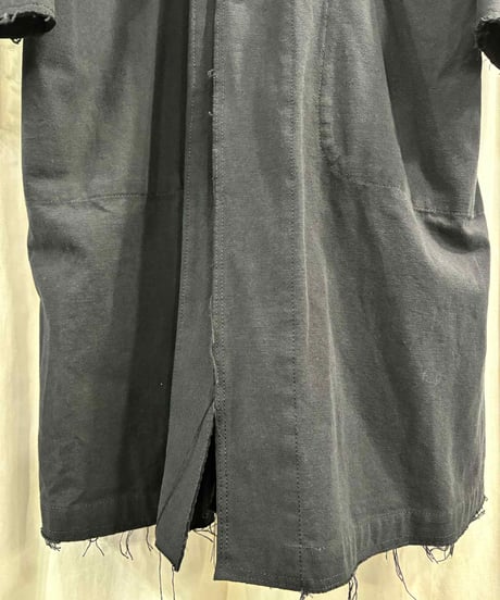 2010SS yohji yamamoto pour homme 切りっぱなしロングジャケット（HJ-J70-097）
