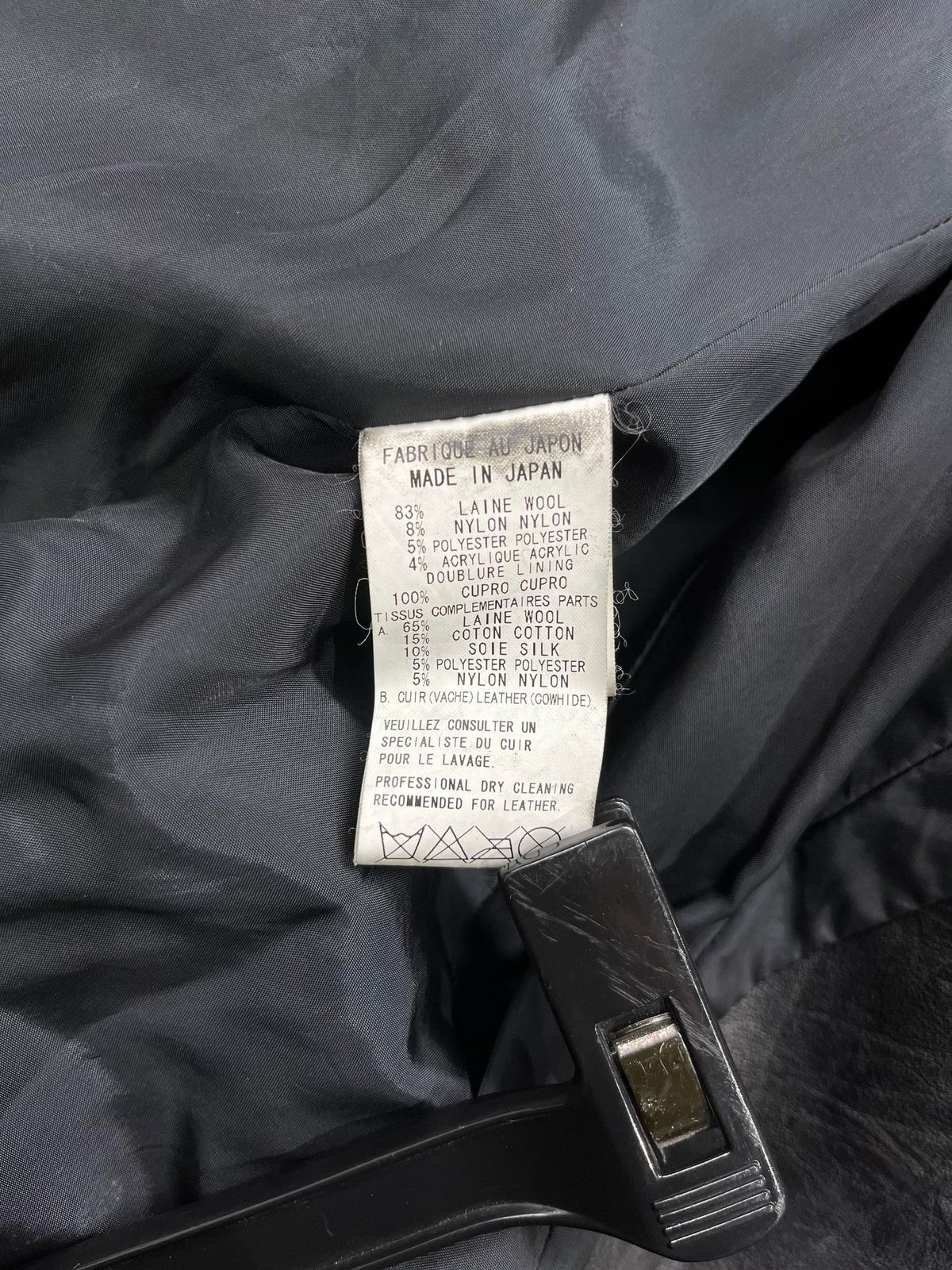 【美品】Y's レザー　パッチワークジャケット　ブラック LEATHER PATCHWORK JACKET – THE SHOP YOHJI YAMAMOTO